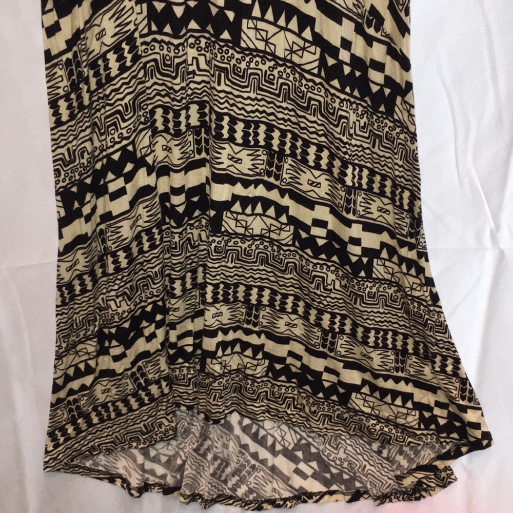 Loveapella Strapless Maxi Dress | Black and Cream | Size S - Picture 8 of 8
